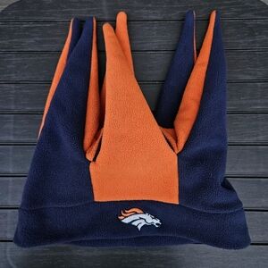 Denver Broncos Jester Hat Fleece Beanie Cap NFL Reebok Blue Orange One Size